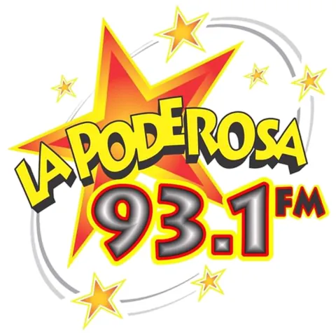 Logo La Poderosa Tuxpan 93.1 FM