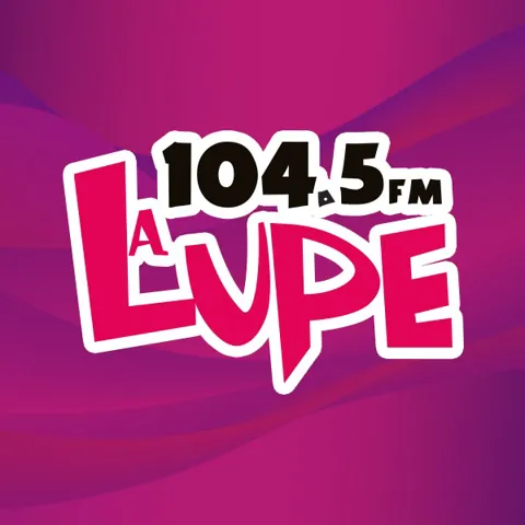 Logo La Lupe 104.5 FM Chihuahua