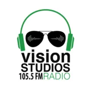 Logo Vision Studios Radio 105.5 FM
