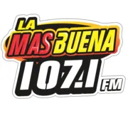 Logo La Más Buena 107.1 FM
