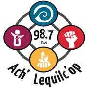 Logo Radio Ach' Lequilc'op 98.7 FM