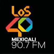 Logo Los 40 Mexicali 90.7 FM
