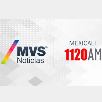Logo Noticias MVS Mexicali 1120 AM