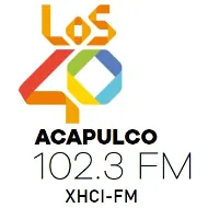 Logo Los 40 Acapulco 102.3 FM